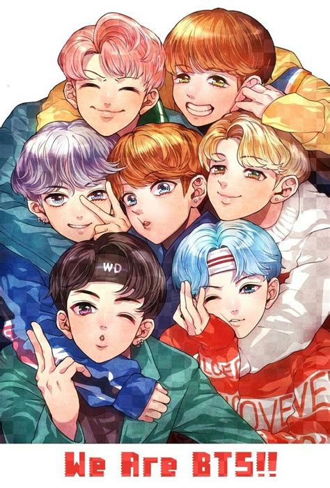 Pin de 𖡺 gατα virαℓατα 𖡺 em fanarts etc Bts fanart Bts chibi Bts desenho