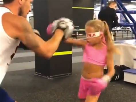 This Girls Blindfolded Boxing Routine Is Simultaneously Incredible And