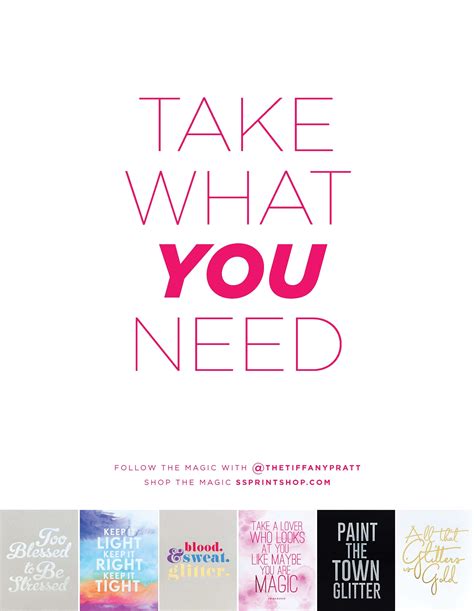 Take What You Need Printable Pdf