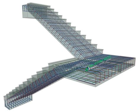 Rebar Detailing Services Rebar Shop Drawing Rebar Detailing Companies Concrete Stairs