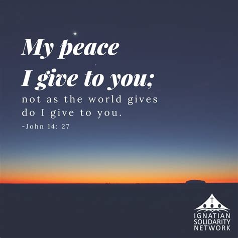 평안을 너에게 주노라 my peace i give unto you 기도와 묵상을 위한 은혜로운 피아노 ccm best loved worship songs on piano. John 14:27- My Peace I Give to You | Ignatian Solidarity ...