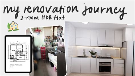 My Home Renovation Journey For My 2 Room Hdb Flat Youtube