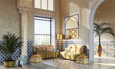 11 Sample Moroccan Themed Interior Design With Low Cost Wallpaper Hd