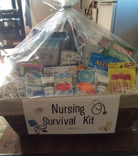 Nurse graduation gift basket! Everything a new nurse will need! Special