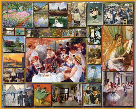Art, 1000 pieces, ceaco | puzzle warehouse. Jigsaw puzzle Renaissance Art The Impressionists 1000 ...