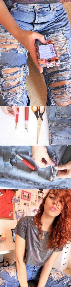 Diy Ripped And Destroyed Jeans Beautylabnl Diy Ripped Jeans Diy