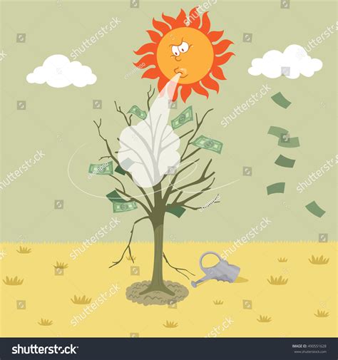 Same issue as mentioned above. Dying Money Tree Sun Vector Illustration Stock Vector ...