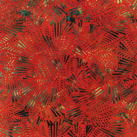 3281 003 Malam Batiks V Fireworks Red Batik Fabric Rjr Fabrics