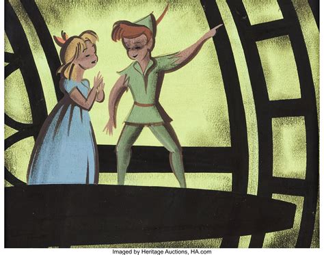 Peter Pan Wendy And Peter Concept Art Walt Disney 1953 Lot