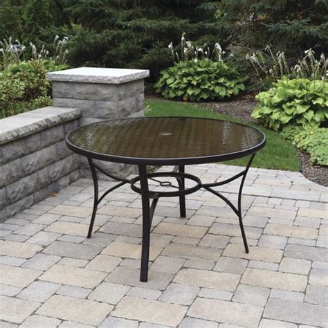 Quality construction that is top dining chairs to store your old. Backyard Creations® Taylor Round Dining Patio Table at ...