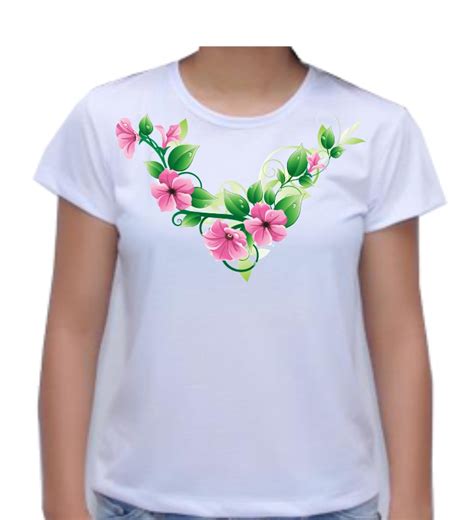 Camiseta Feminina Flor
