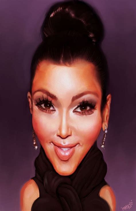 caricatura de kim kardashian celebrity caricatures caricature kardashian