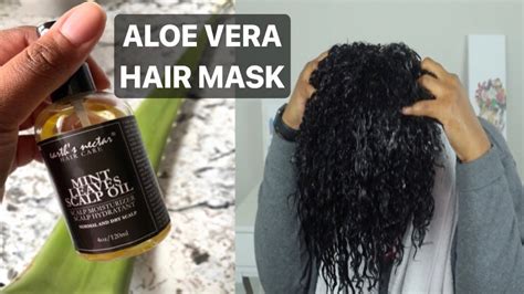 It's full of vitamins, amino acids, and minerals, which help it promote hair growth, soothe flaky. Aloe Vera Mask For Hair Growth | Perfect For Dry & Heat ...