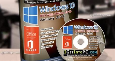 Windows 10 Pro Rs5 With Office 2019 Pro Plus January 2019 Free Download
