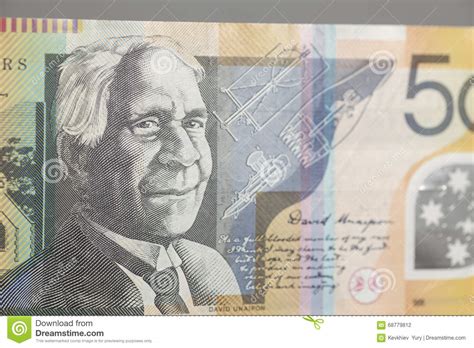 Australian Fifty Dollar Banknote Stock Photo Image Of Financial