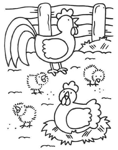 Pin by Deborah Smuckal on Lentekleurplaten Farm animal coloring