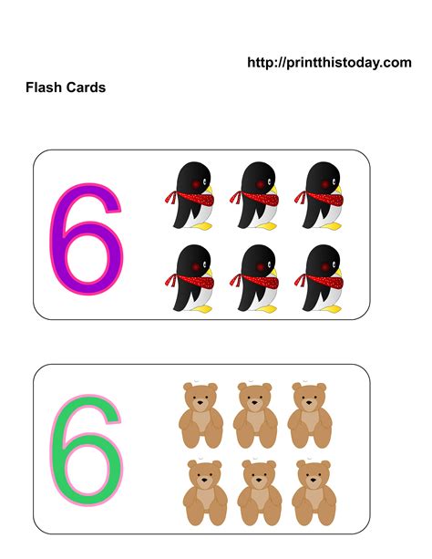 Free Printable Kindergarten Math Flashcards Printable Flash Cards