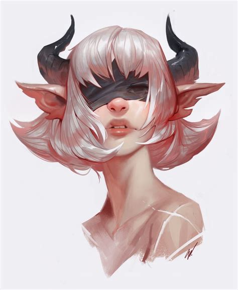 Demon Girl Dave Greco On Artstation At Artworkyb8wg8 Demon Girl