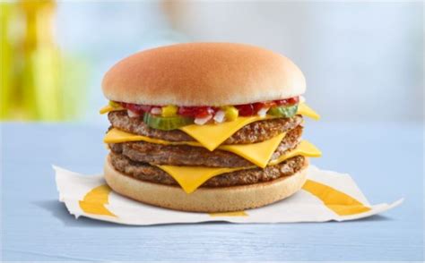 Mcdonalds Launches A Triple Cheeseburger With Three Patties In A Bun Metro News