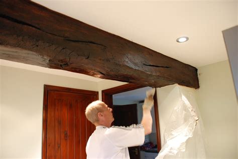If you're looking to generate a farmhouse decor theme, then this layout is highly recommended. DSC_6028 | False ceiling beam created by Oakcast - www ...
