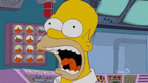 Homer Screaming At The Power Plant Blank Template Imgflip