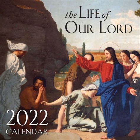 2022 the Life of Our Lord Wall Calendar by Tan Books, Calendar (Wall ...