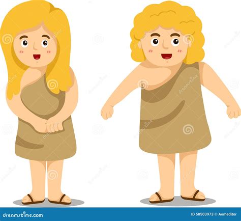 Illustrator Of Girl With Labeled Body Parts Cartoon Vector