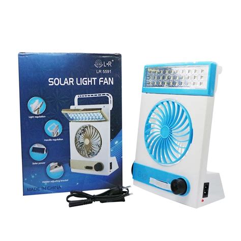 2019 4 In 1 Portable Mini Solar Light Fan Solar Energy Min Electric