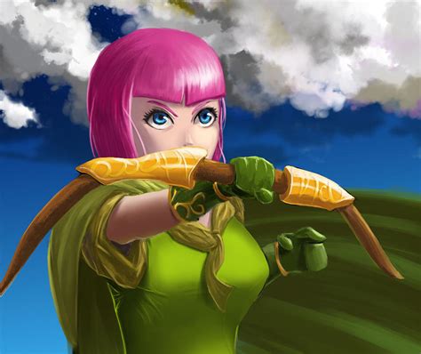 Clash Of Clans Default Archer By Nders On Deviantart
