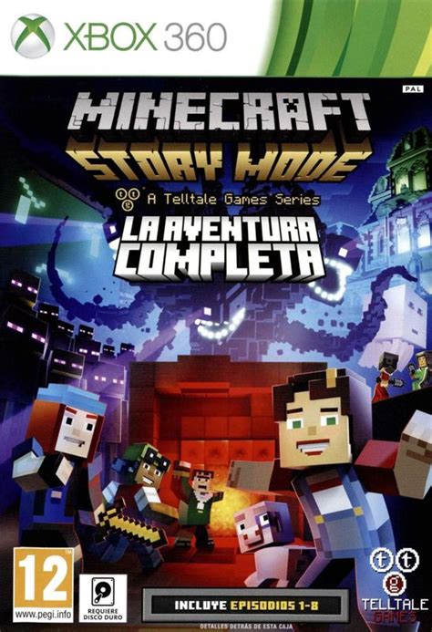 Minecraft Story Mode The Complete Adventure 2016 Box Cover Art