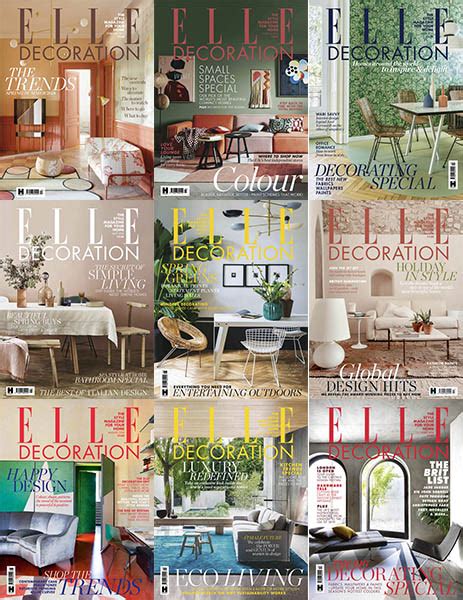 Elle Decoration Uk 2018 Full Year Download Pdf Magazines