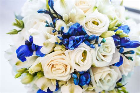 Blue flowers aren't particularly common, but they are available and in some beautiful varieties. How to Create a Classic Blue Wedding Theme - Wedding Ideas