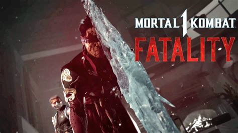 Mk1 Sub Zero First Fatality Finisher 4k Mortal Kombat 1 Youtube