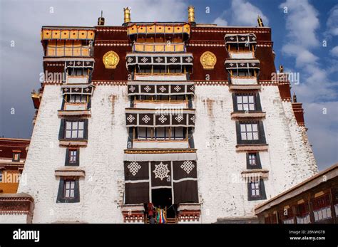 Inside Potala Palace Former Dalai Lama Residence In Lhasa In Tibet