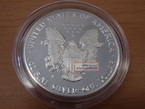 1988 S 1oz Proof American Silver Eagle And Cert 999 Fine