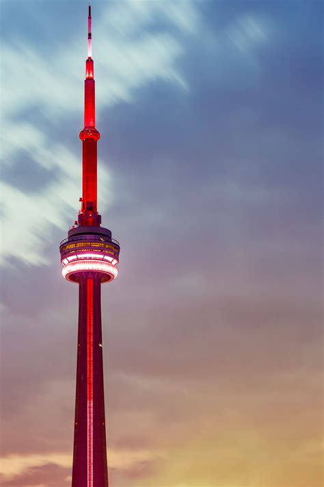 Cn tower , also called canadian national tower , broadcast and telecommunications tower in toronto. CN Tower At Dawn - Duncan.co