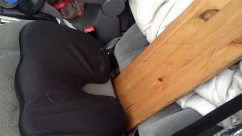 Redneck Fix For Broken Car Seat On Ford Focus 2004 Utility Board Sits You Up Straight Youtube