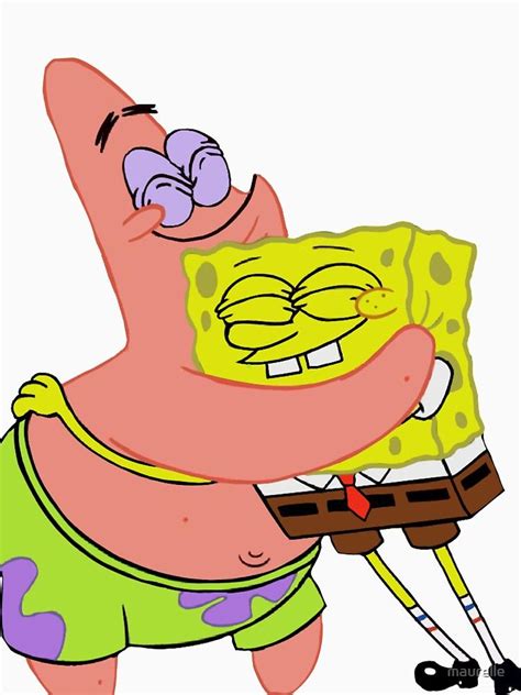 Patrick And Sponge Bob Hug Essential T Shirt By Maurelle Spongebob