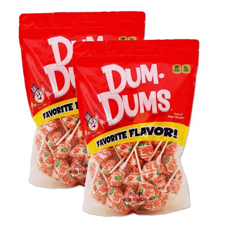 Dum Dums 2 1 Lb Bags Single Flavor