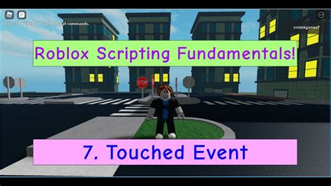 07 Roblox Scripting Fundamentals How To Use The Touched Event Youtube
