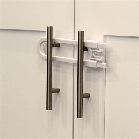 Baby safety latch drawer kitchen cupboard machine fridge toilet lock ho. Child Safety Sliding Cabinet Locks (4 Pack) - Baby Proof ...