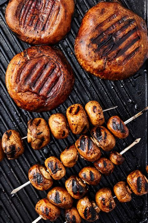 Grilled Mushrooms Recipe Love And Lemons