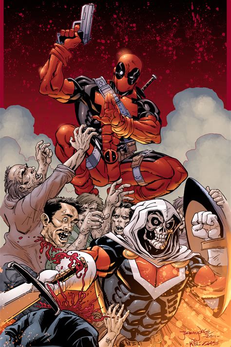 Deadpool And Taskmaster Vs Ultimate Hawkeye And Captain