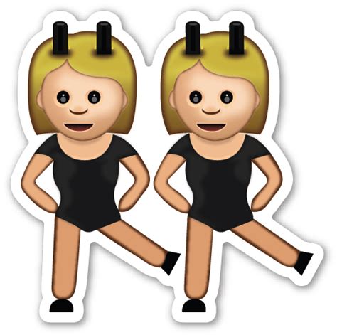 Woman With Bunny Ears Emoji Dancing Emoticon Girl Emoji
