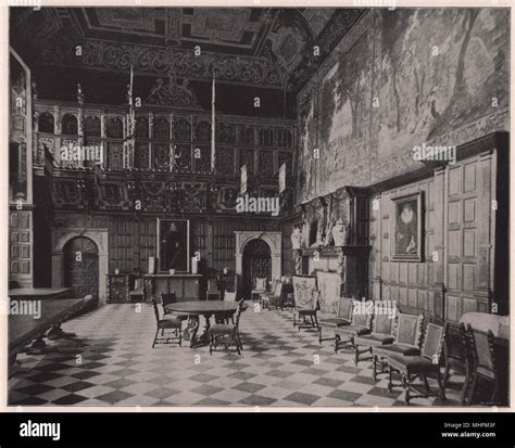 The Great Hall At Hatfield House Or As It Is Sometimes Called The