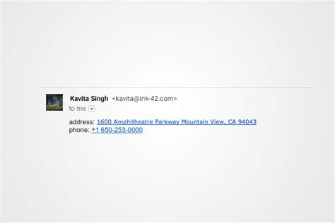 Gmail Now Turns Addresses And Phone Numbers Into Links