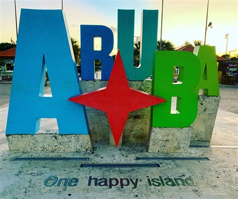 Aruba Sign Caribbean Eiland Gratis Foto Op Pixabay Pixabay