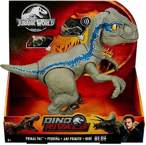 Jurassic World Figurine Dinosaure Articulé Bébé Vélociraptor Bleu Jouet Pour Enfant Gfd40