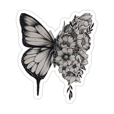 Shawn Mendes Butterfly Tattoo Sticker By Grace Sleeve Tattoos For