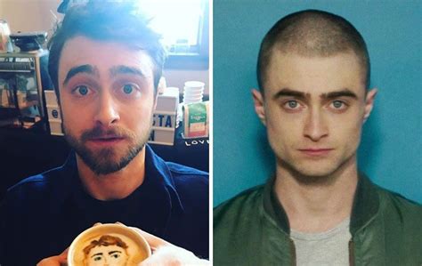 20 celebs before and after they shaved their heads daniel radcliffe shaving your head shave